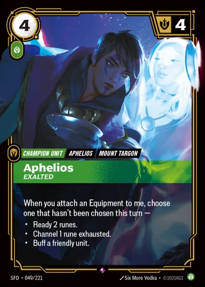 Aphelios Exalted · Riftbound