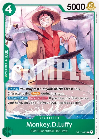Monkey D. Luffy · One Piece Card Game